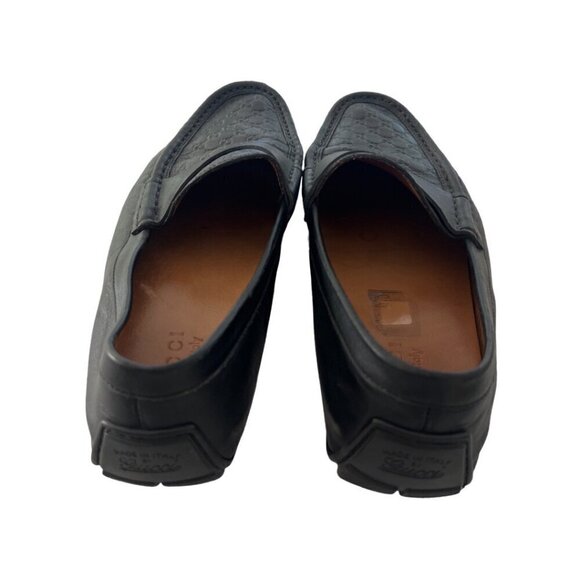 Gucci black logo GG mens loafers size 7 main image 5